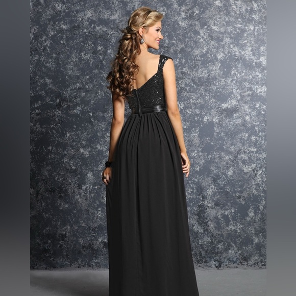 DA VINCI COCKTAIL PROM BRIDESMAIDS FORMAL DRESS BALL GOWN Size:16W Color:Blush - Picture 7 of 12